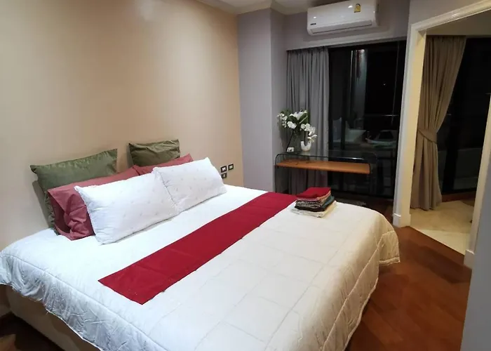 Cozy 1br Walk To Bts And Airport Rail Link Close To Malls G7 *