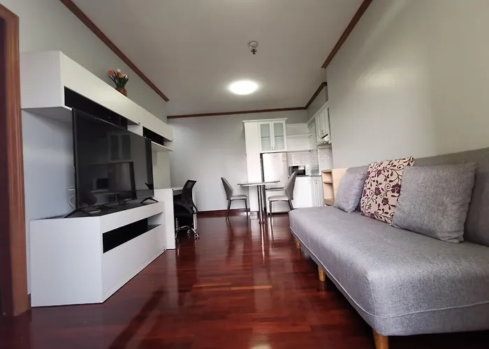 Appartement Cozy 1br Walk To Bts And Airport Rail Link Close To Malls G7 *