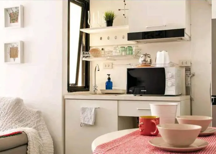Cozy 1br Walk To Bts And Airport Rail Link Close To Malls G7 *