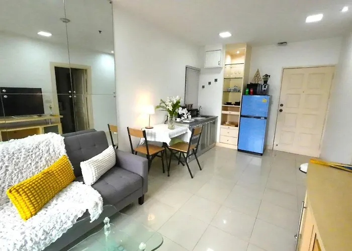 Appartement Cozy 1br Walk To Bts And Airport Rail Link Close To Malls G7 *