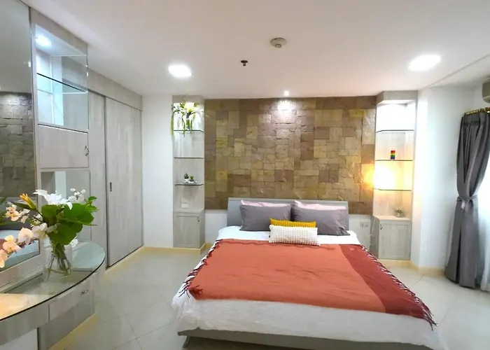 Appartement Cozy 1br Walk To Bts And Airport Rail Link Close To Malls G7 *