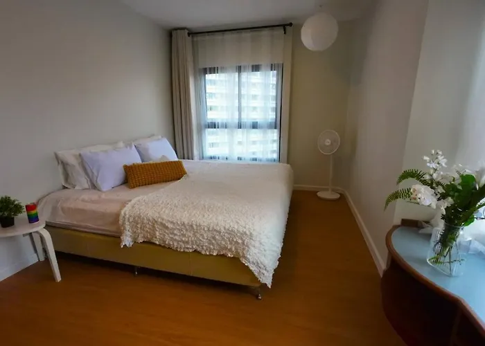 Cozy 1br Walk To Bts And Airport Rail Link Close To Malls G7 Appartement