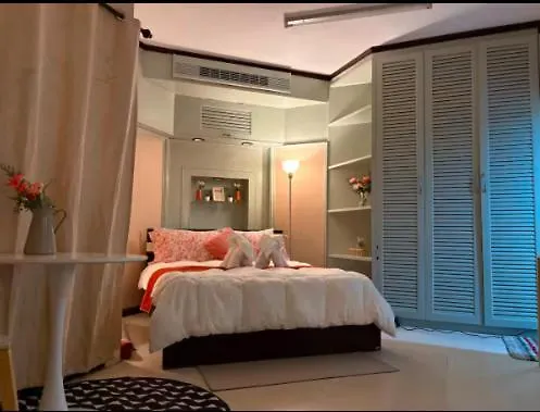 Cozy 1br Walk To Bts And Airport Rail Link Close To Malls G7